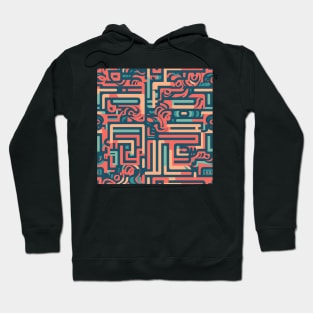 Abstract disposition - Abstract Mindset Seamless Pattern Hoodie